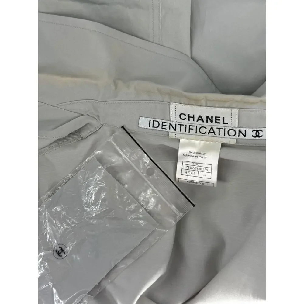 Chanel Identification Pale Grey Zip Jacket – FR 44